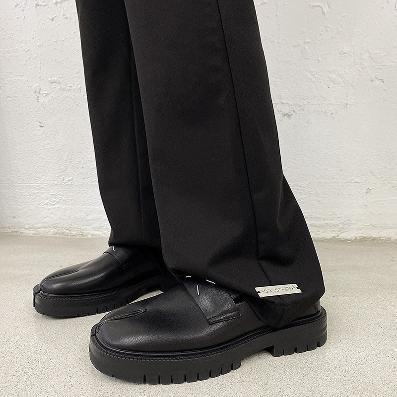 leather loafers shoes