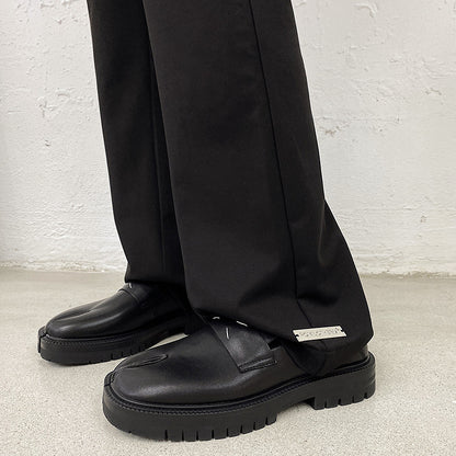 leather loafers shoes