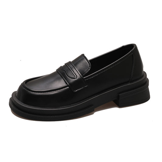 leather loafers