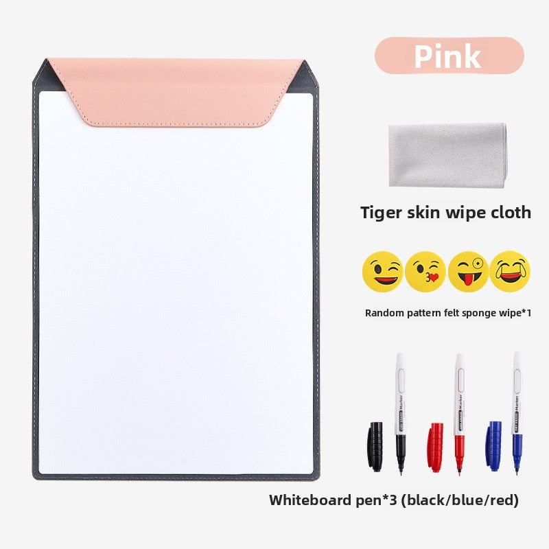 Leather magnetic writing board