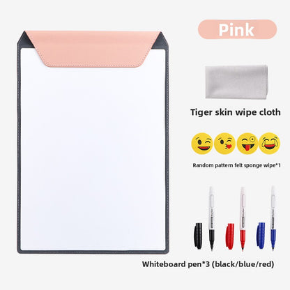 Leather magnetic writing board