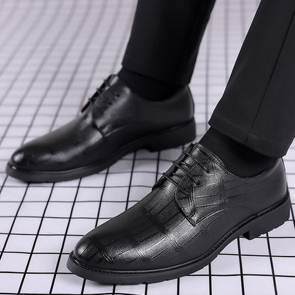 Leather men's shoes