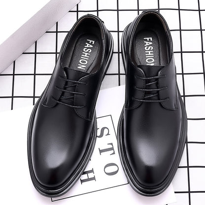 Leather men's shoes