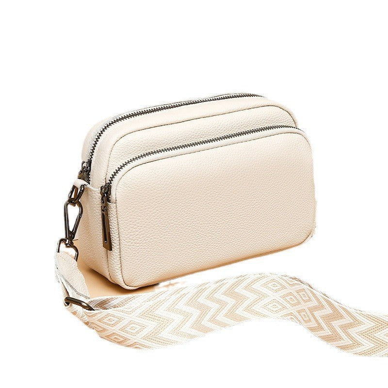 Leather multi-functional shoulder bag