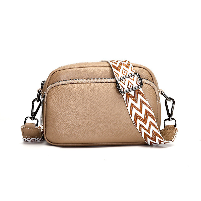 Leather multi-functional shoulder bag