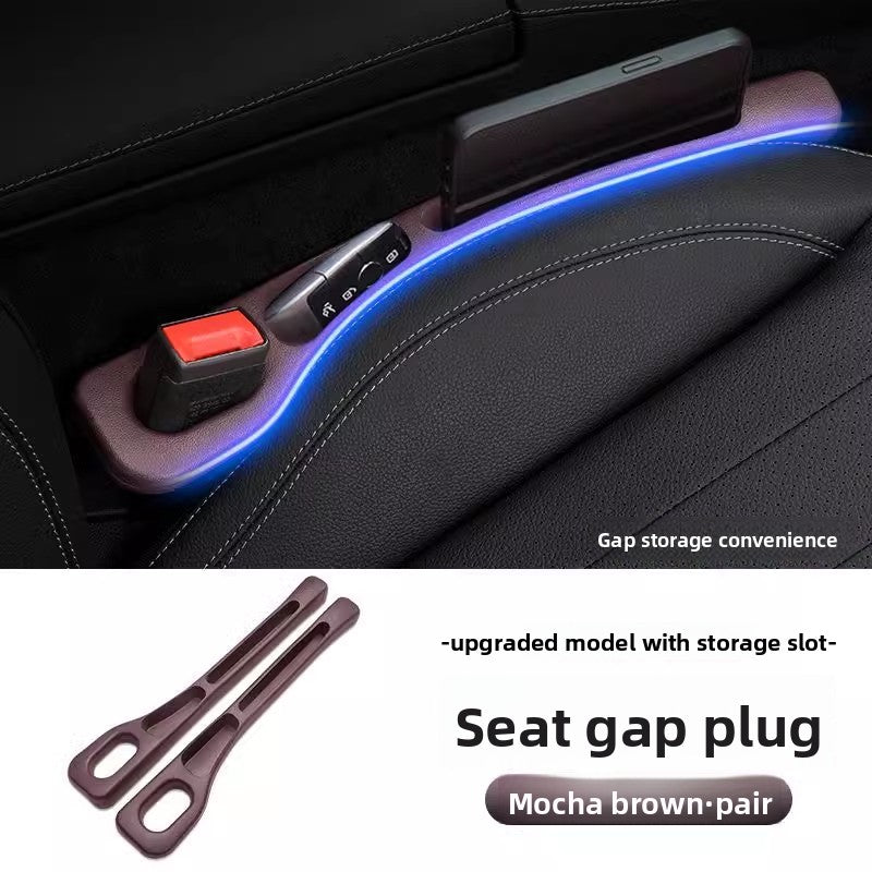 Leather multi-functional storage box for car use