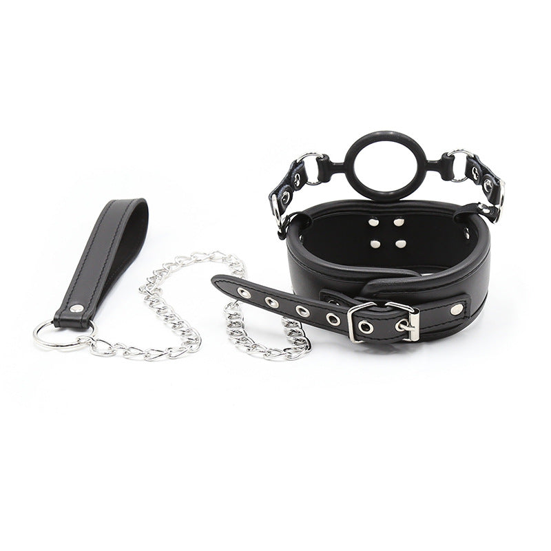 Leather Neck Cover Adult Toy