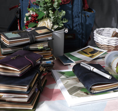 Leather notebook