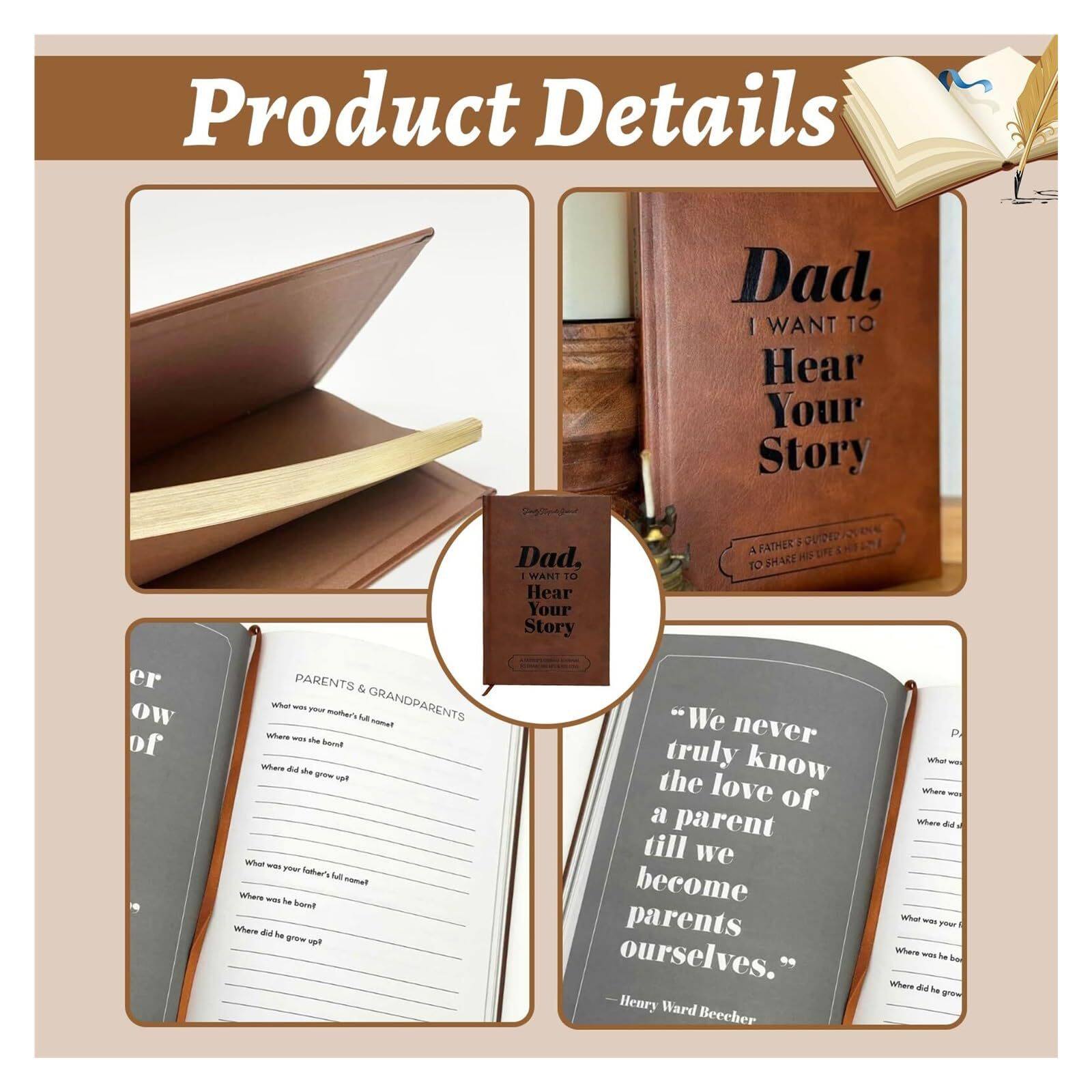 Leather notepad