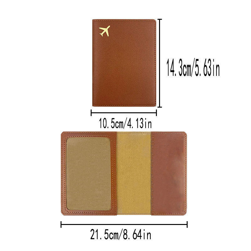Leather passport holder