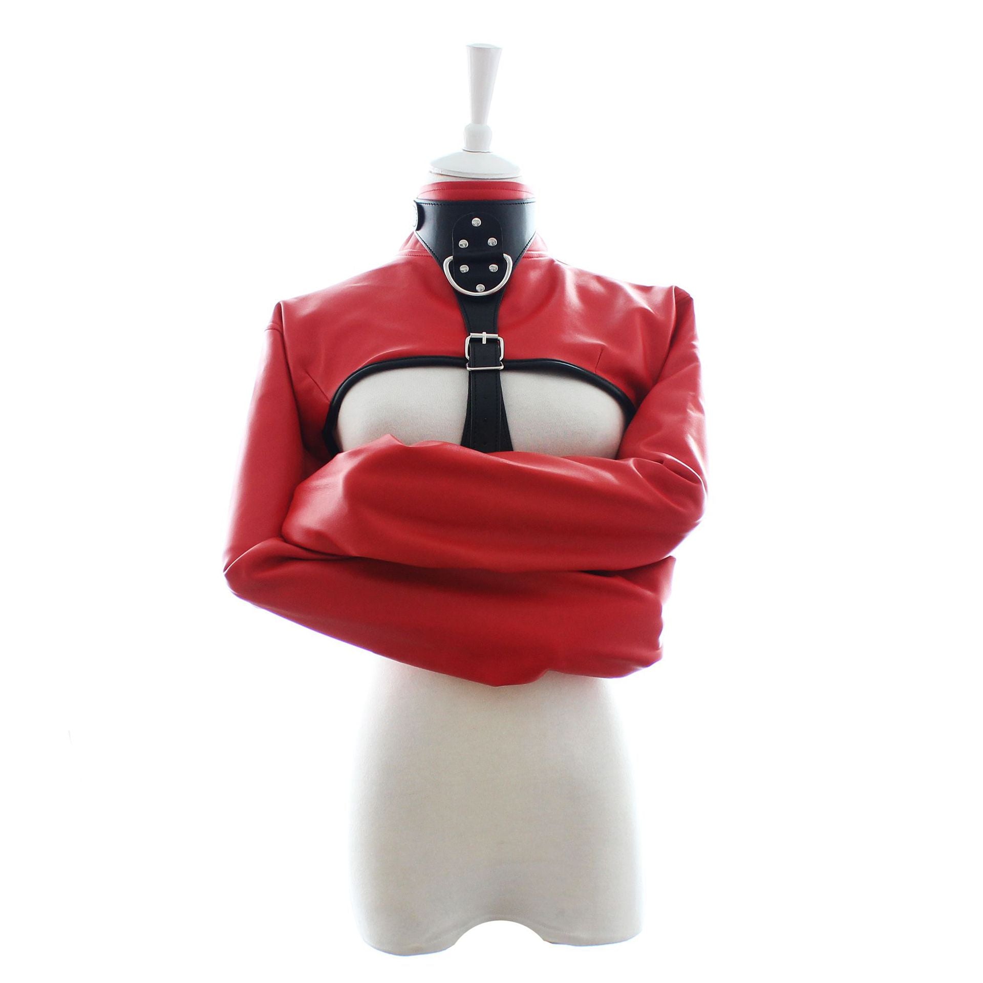 Leather restraints suit