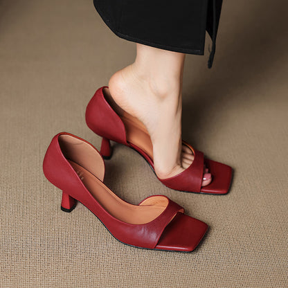 Leather sandals