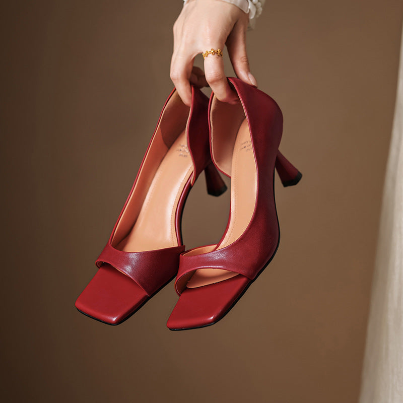 Leather sandals