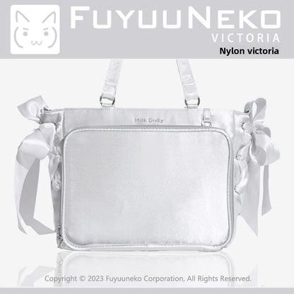 Leather shoulder bag for comic exhibitions