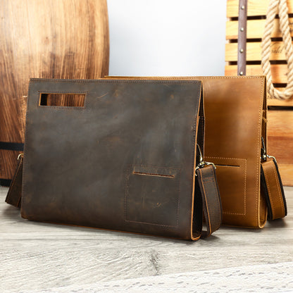 leather shoulder bag