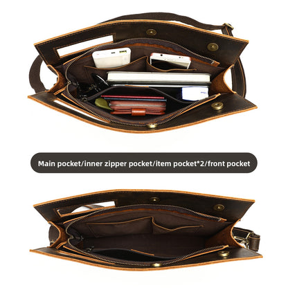 leather shoulder bag