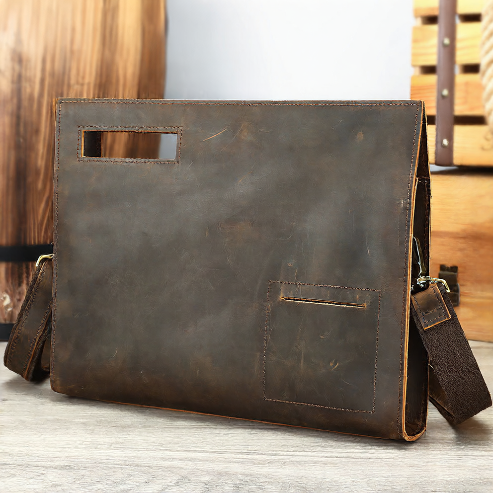 leather shoulder bag