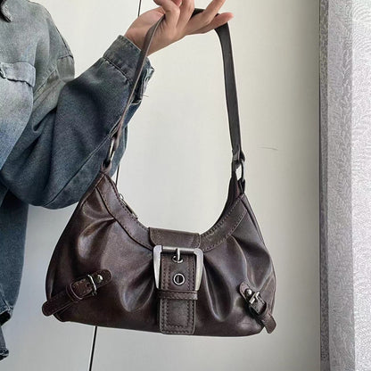Leather Shoulder Bag Underarm Bag