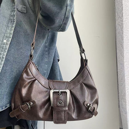 Leather Shoulder Bag Underarm Bag