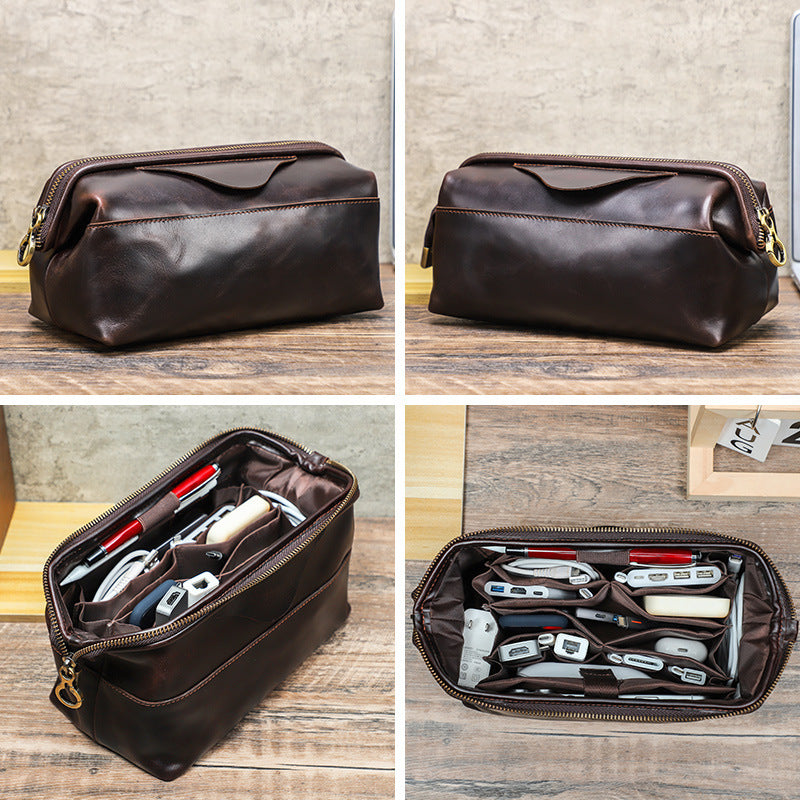Leather Storage Bag