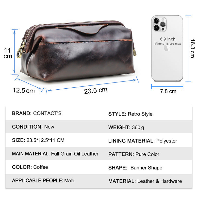 Leather Storage Bag