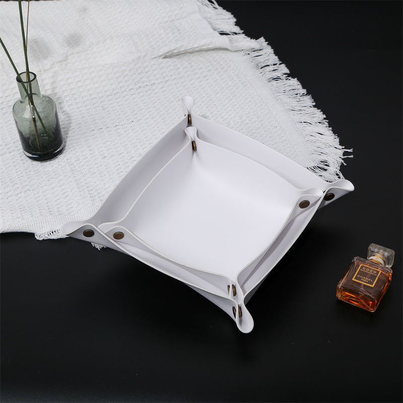 Leather Storage Box Organizer