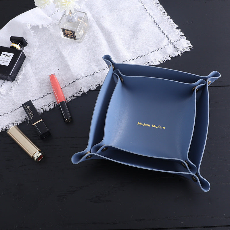Leather Storage Box Organizer