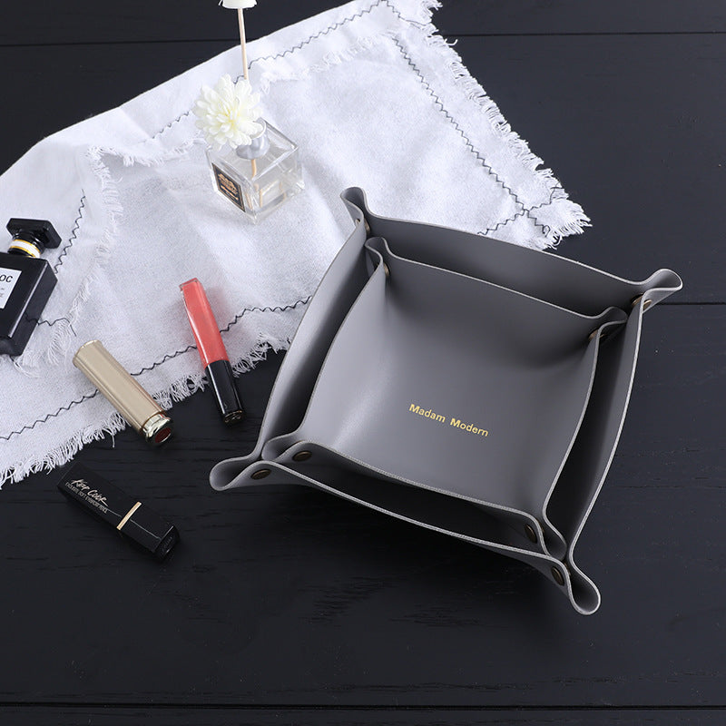 Leather Storage Box Organizer