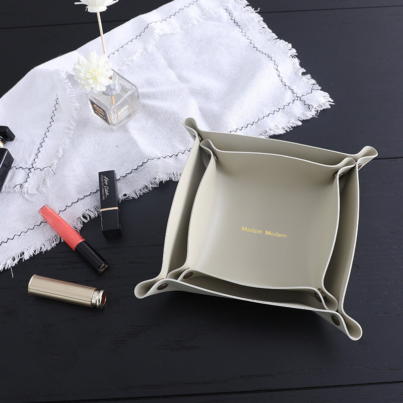 Leather Storage Box Organizer