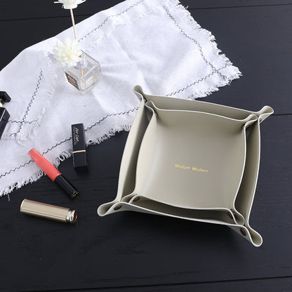 Leather Storage Box Organizer