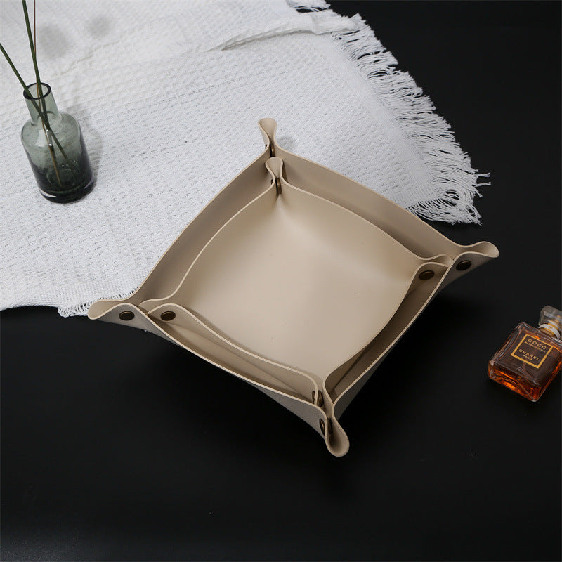 Leather Storage Box Organizer