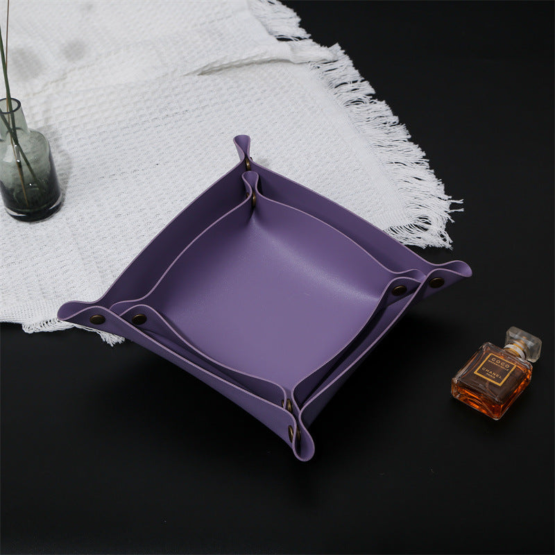 Leather Storage Box Organizer