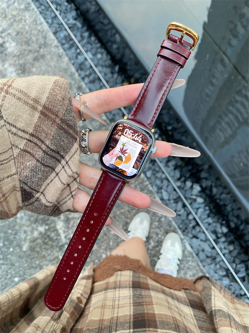 Leather Strap for Apple Watch
