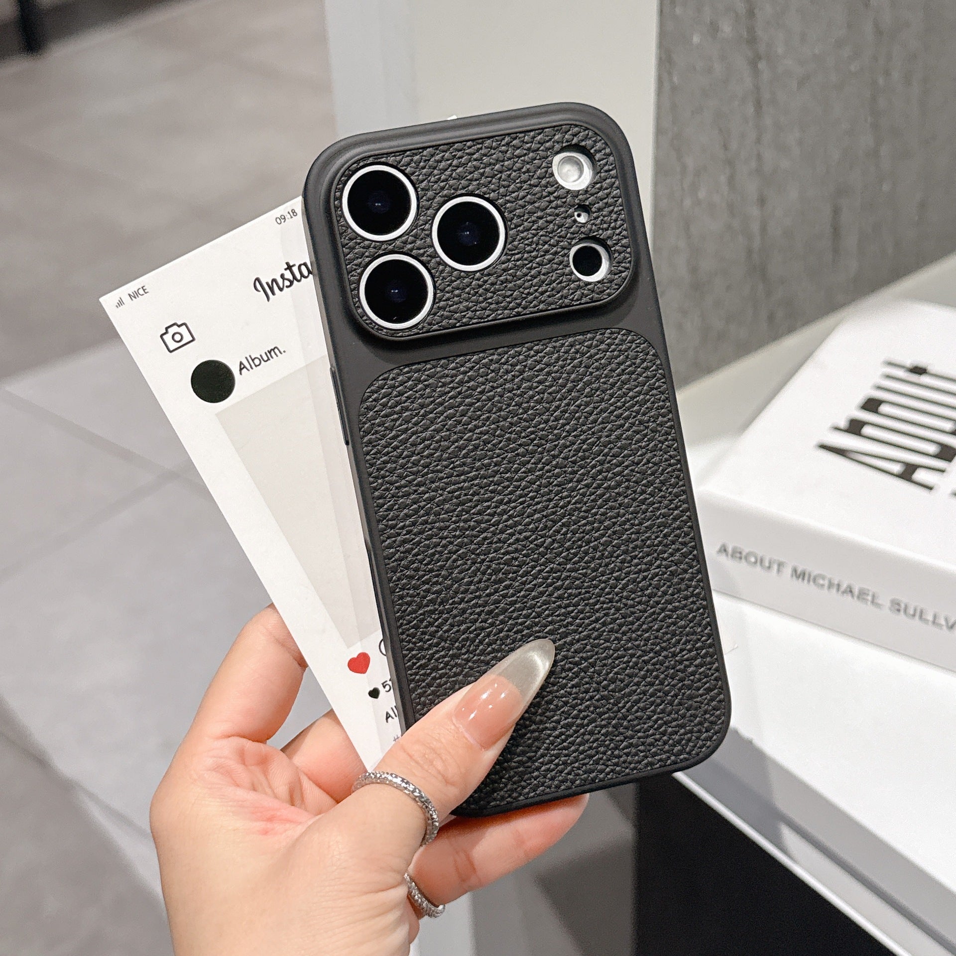 Leather Texture iPhone Protective Case