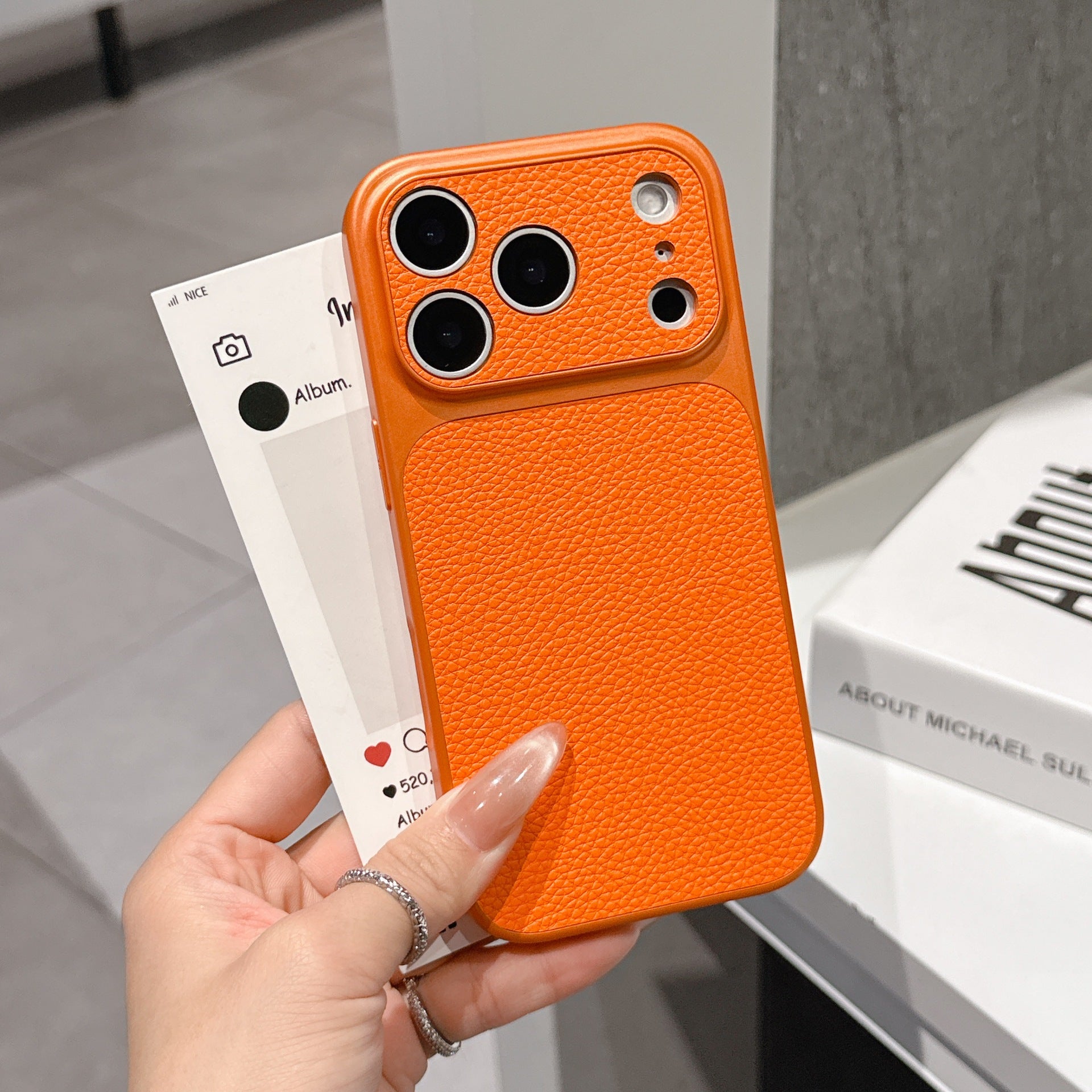 Leather Texture iPhone Protective Case