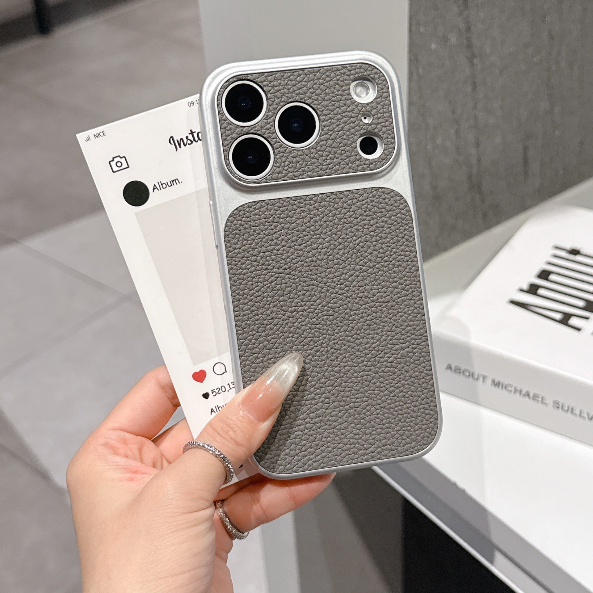 Leather Texture iPhone Protective Case
