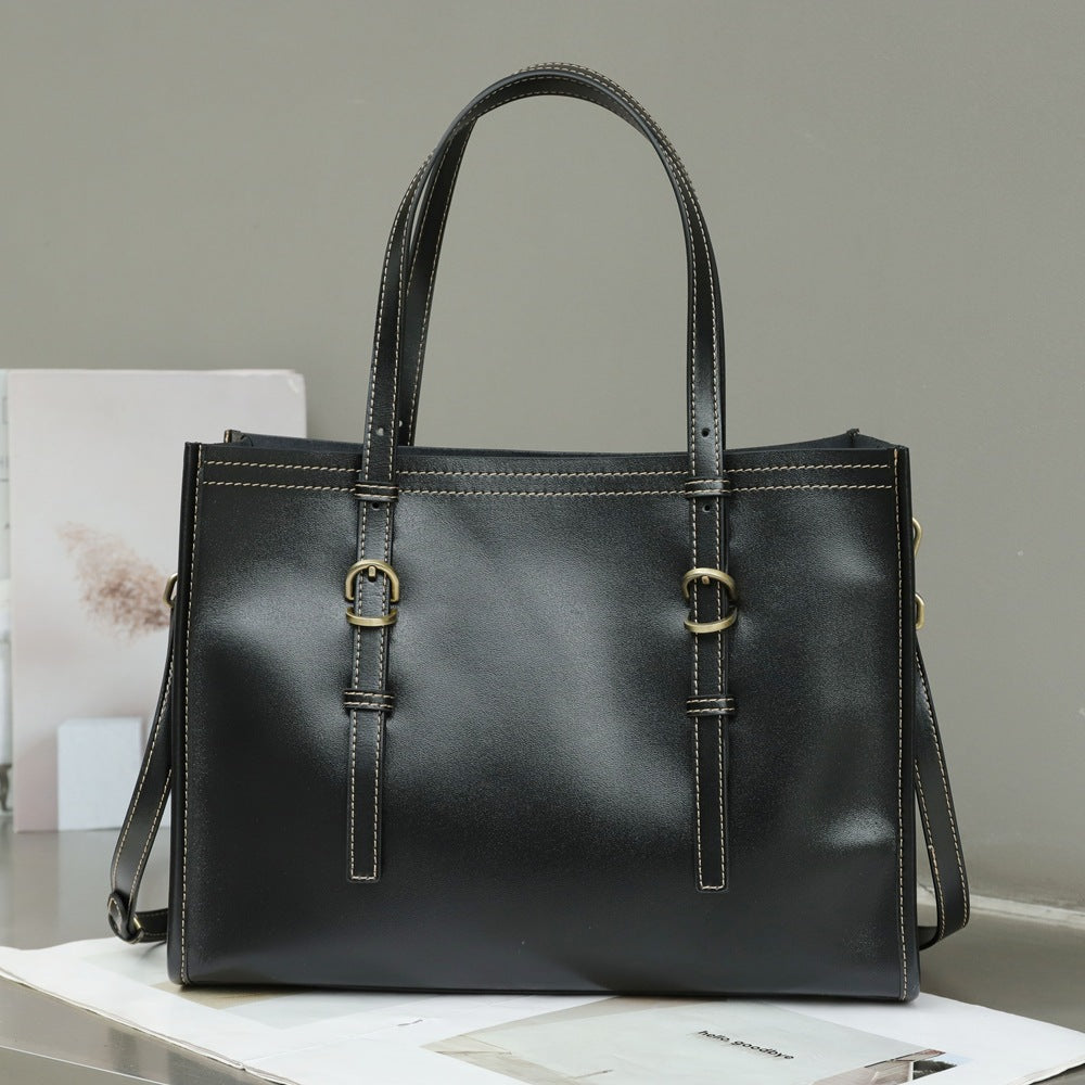 leather tote bag