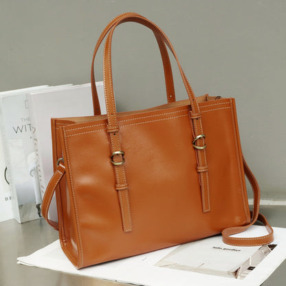leather tote bag