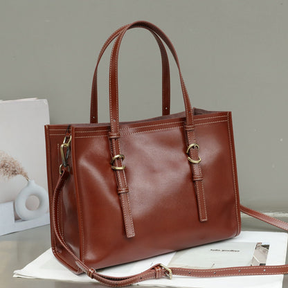 leather tote bag