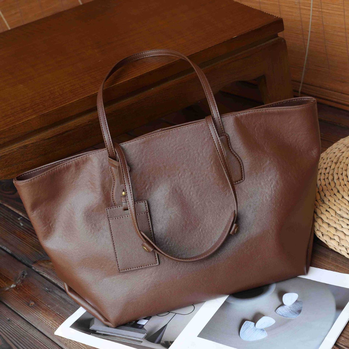 Leather Tote Bag