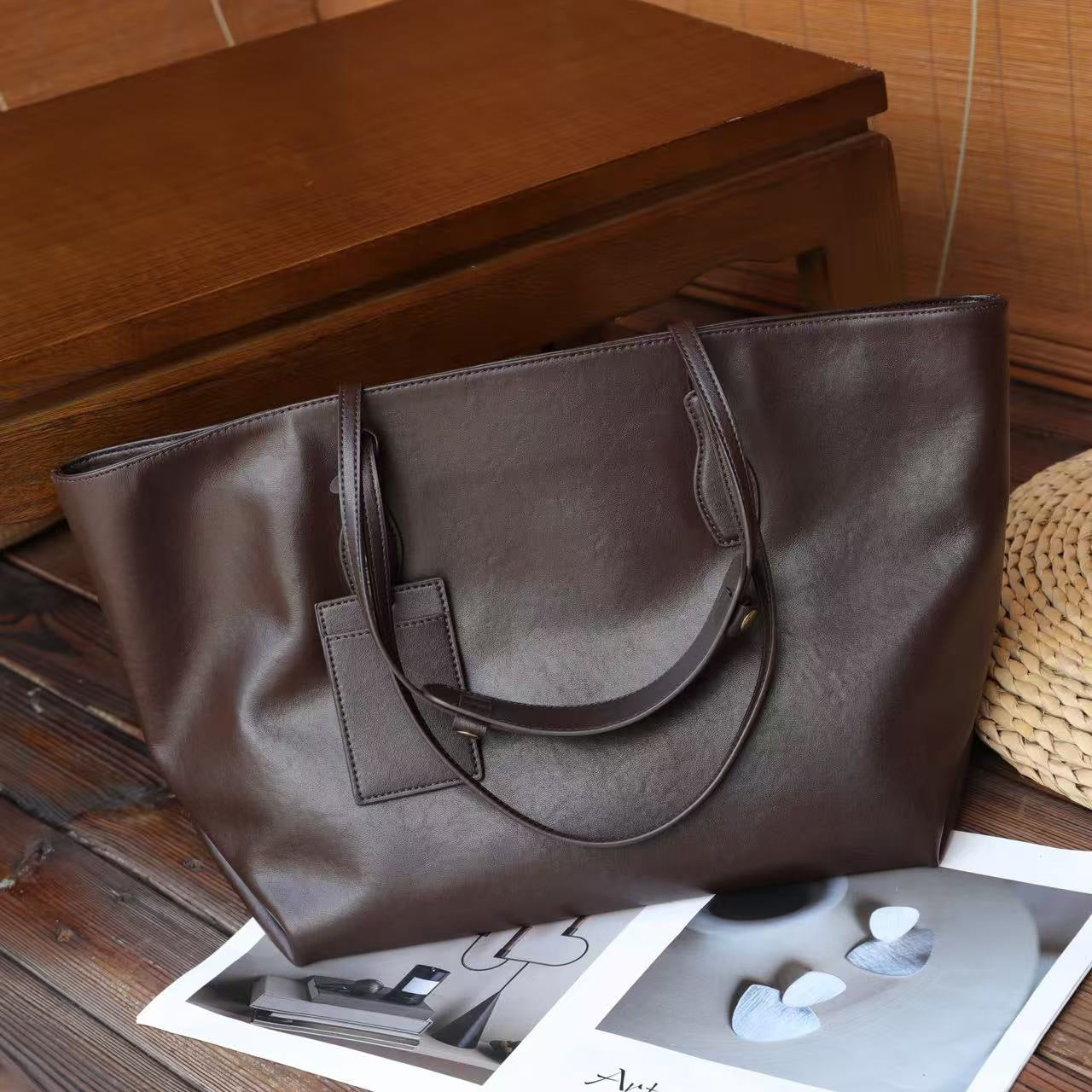 Leather Tote Bag
