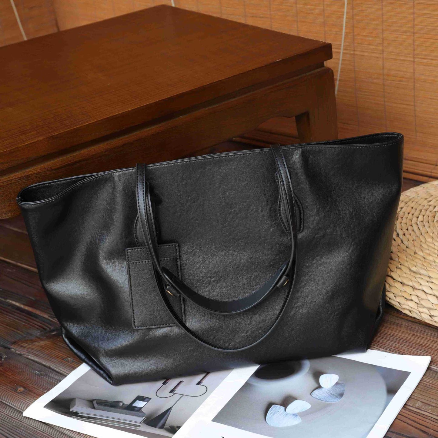 Leather Tote Bag