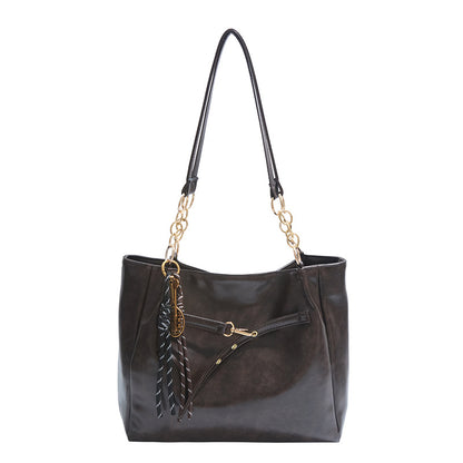 leather tote bag