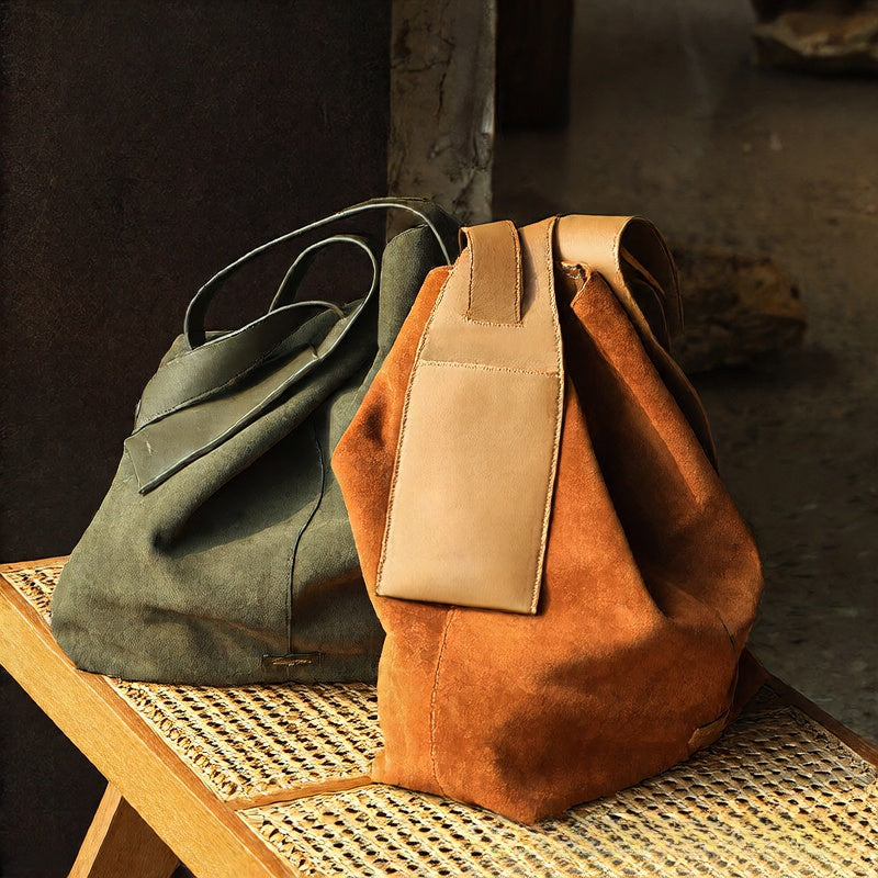 leather tote bag