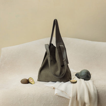 leather tote bag