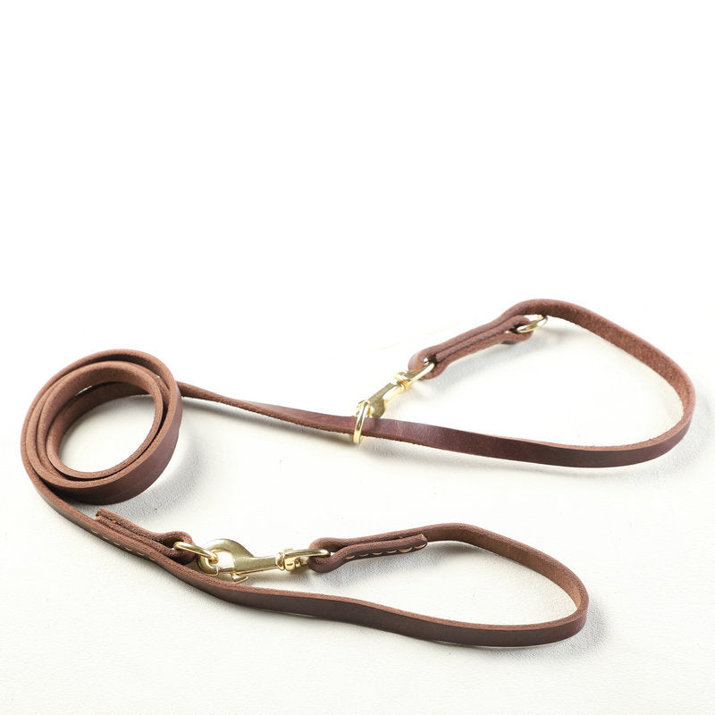 Leather towing rope