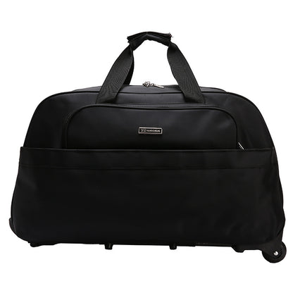 Leather travel backpack for hiking and traveling