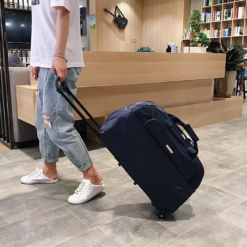 Leather travel backpack for hiking and traveling