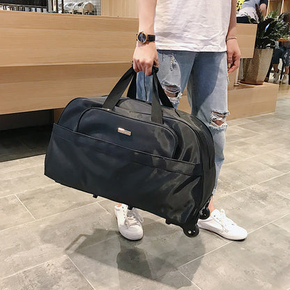 Leather travel backpack for hiking and traveling