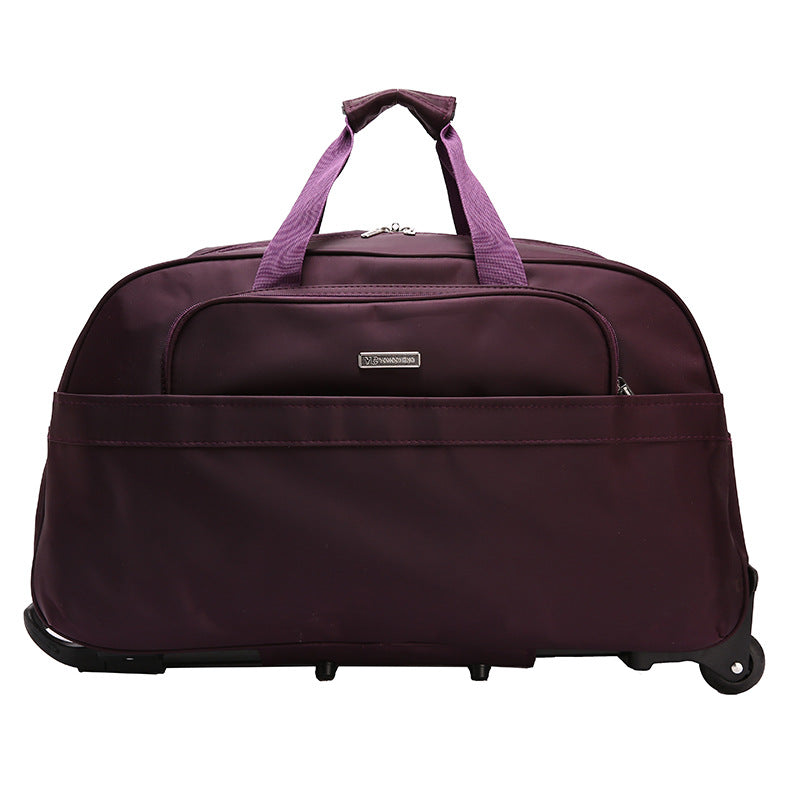 Leather travel backpack for hiking and traveling